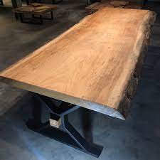 Der esche baumstamm hat einen schönen farben kontrast. Massive Baumstamm Tische I Hartholz Discount