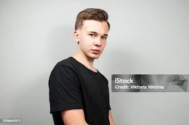 Ginger Earnest Guy Changing World Stock Photo