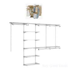 In our analysis of 27 expert reviews, the rubbermaid configurations closet system placed 3rd when we looked at the top 9 products in the category. Rubbermaid 3h89 Configurations 4 To 8 Foot Deluxe Custom Closet Kit Titanium Ebay