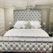 Free sample provided for review. Tufted Velvet Platform Bed King Extra Large Wide Bed Diamond Tufted Bed Frame Upholstered Headboard Custom For Brittany In 2021 Tufted Upholstered Headboard Tall Headboard Tufted Bed