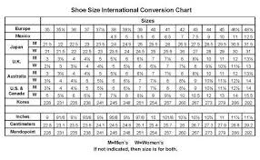 Shoe Size Chart Chart Kids Clothes Australia Kids