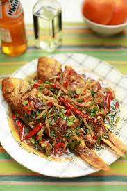 Ikan masak kicap atau juga dipanggil sebagai ikan masak dalam soya sos ialah sebuah hidangan terkenal yang lazimnya dicampur dengan sos soya. Masam Manis Ikan Kerisi Masak Sos Tiram Resep Masakan Asia Resep Masakan Pedas Resep Masakan Malaysia