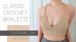 Check spelling or type a new query. Classic Crochet Bralette Tutorial Diy Youtube