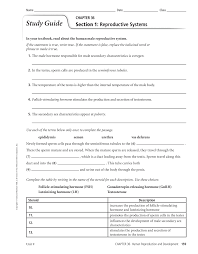 Study Guide Reproductive Systems Flip Ebook Pages 1 4 Anyflip Anyflip