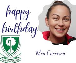 happy birthday INARCADIA INARCADIAVIXI IN Mrs Ferreira