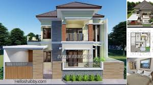 10 desain rumah minimalis 2021 yang murah untuk dibangun. Desain Rumah Modern 12 X 12 M 2 Lantai Dengan 4 Kamar Tidur Dan Desain Interior Lengkap Dan Terbaru Helloshabby Com Interior And Exterior Solutions