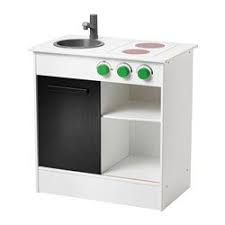 Ikea Nybakad Play Kitchen Encourages Role Play Which Helps Children To Develop Social Skills By Imitat Ikea Play Kitchen Play Kitchen Wooden Play Kitchen