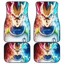 Vegeta Blue And God Saiyan Dragon Ball Car Mats Car Mats Dragon Ball Mats