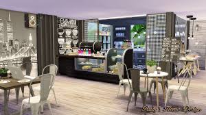 Ruby S Home Design Sims4 Container Coffee Shop No Download Link Maison Sims Maison Sims