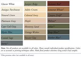 Aluminum Siding Color Chart Www Bedowntowndaytona Com