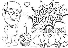 Birthday cake coloring pages to print. Free Printable Happy Birthday Coloring Pages For Kids