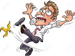 Cartoon Geschafts Ausrutschen Auf Einer Bananenschale Isoliert Lizenzfrei Nutzbare Vektorgrafiken Clip Arts Illustrationen Image 29673547