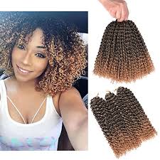 Another heatless way to stretch hair is the braiding method. 10inch Marelybob Kinky Curly Crochet Braids Twist Hair 24strands Afro Curly Weave Braiding Hair Synthetic Hair Extensions 10inch T1b 27 Wantitall