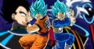 The second set of dragon ball super was released on march 2, 2016. Dragon Ball Super Art Imagines Goku And Vegeta S Godly Future
