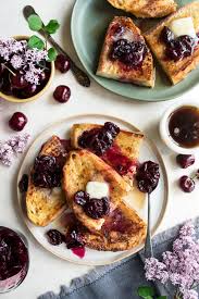 Sourdough French Toast With Ricotta Cherries The Original Dish