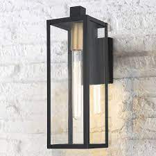Modern Outdoor Wall Light Black 17 25 Inches Tall At Destination Lighting In 2021 Modern Outdoor Wall Lighting Exterior Light Fixtures Black Outdoor Wall Lights
