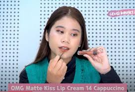Review OMG Matte Kiss Lip Cream Shade 14 dan 15, Transferproof!