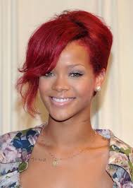 Rihanna Red Hairstyle Rihanna Red Updo Hairstyle Hairstyles Weekly Rihanna Hairstyles Rihanna Red Hair Hair Color For Tan Skin