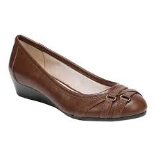 womens life stride flair size 55 m dark tan polyurethane