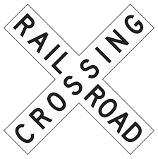 Black And White Rail Road Sign Railroad Crossing Sign Wpclipart Com Railroad Crossing Signs Crossing Sign Traffic Signs