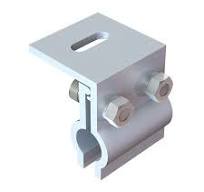 Round metal roof klip lok bracket