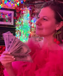 IMHO, the coolest artist to ever live, Lee Godie, is in our current show at  @summertimegallery! Follow us, visit us, and feel the full glory of Godie  #leegodie (Curated by Lisa Slominski @