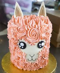 Birthday Cake Recipe Ideas Uk Llama Cake 217 Erika L Animal Cakes Cake Decorating Designs Party Cakes