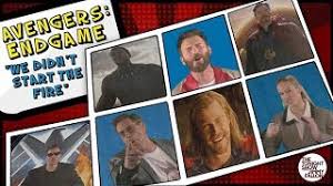 Взяться за ум, придти в себя. Avengers Endgame Cast Sings We Didn T Start The Fire Youtube