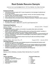 Real Estate Resumes Examples Resume Template Resume Examples Awesome ...