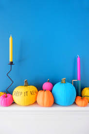 Some fruit have a button on the flower end. Diy Colourful Painted Pumpkins That S So Gemma