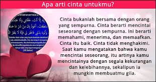 Apa Arti Cinta Untukmu Cinta Tahu Tuhan