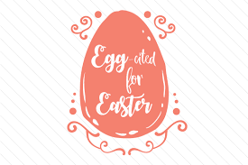 Download Red Egg Cited For Easter Svg Cut File By Creative Fabrica Crafts Creative Fabrica PSD Mockup Templates