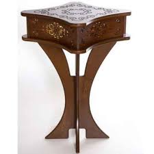 میز تلفن چوبی 509 Hanging Lamp Decor Side Table