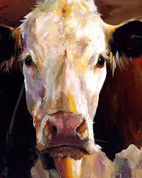 Gladys The Cow By Cari Humphry Cow Painting Art Cow Art