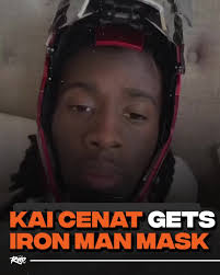 #KaiCenat cops a real-life #IronMan mask‼ Follow @DRIP for more‼ How does  Kai Stark look⁉🤔
