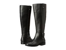 Black Boots With Brown Top Wide Calf Anne Klein Leather Wide Calf Boots Black Zappos Womens Boots Wide Calf Black Leather Knee High Boots Black Leather Boots Women