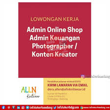 Pt sipatatex lamar kerjaan / contoh surat lamaran. Lowongan Kerja Alln Knitwear Bandung Februarir 2021 Info Loker Bandung 2021