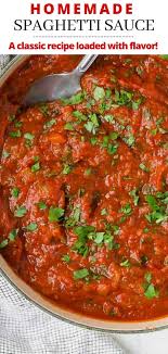 Homemade Spaghetti Sauce In 2020 Homemade Spaghetti Sauce Homemade Spaghetti Homemade Spaghetti Sauce Recipe
