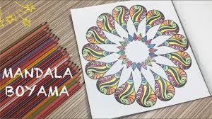 Mandala Boyama 1 Kuru Boya Youtube