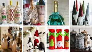 Hazelton's has many christmas champagne gift ideas for mom, but our personal favorite is prince william champagne box. Impressive Diy Ideas To Decorate A Bottle Of Champagne Or Your Wine For Christmas And New Year My Desired Home