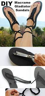 Diy Macrame Gladiator Sandal Diy Sandals Gladiator Sandals Diy Diy Shoes