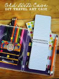 Kids Diy Travel Art Case Dvd Case Crafts Travel Diy Dvd Case