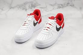 Nike Air Force 1 07 White Red Black Nike Air Force Nike Air Air Force