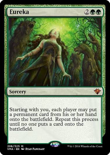 Eureka · Vintage Masters (VMA) #208 · Scryfall Magic: The Gathering Search
