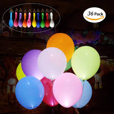 36 Pcs Led Leuchtende Luftballons Bunt Schone Led Ballon Led Luftballons Licht Blinkendes Licht Fur Die Party Weihnachten Halloween Christmas Geburtstag Luftballons Leuchtende Luftballons Led Leuchten
