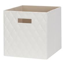 Sodynee foldable cloth storage cube basket bins organizer containers drawers. Better Homes Gardens Faux Leather Storage Bin Multiple Colors Walmart Com Walmart Com