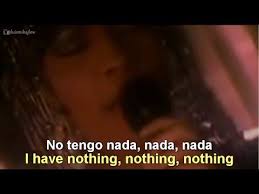 Whitney Houston I Have Nothing Lyrics English Espanol Subtitulado Youtube Canciones Frases Cursis Whitney Houston