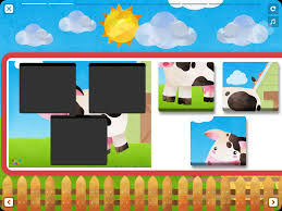 Farm Animals Puzzle By Hadi Oyna Dkt Educational Games For Kids On Tinytap Animal Puzzle Farm Animals Animal Puzzles