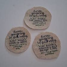 Organizing floss for cross stitch project