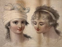 Etude Portraits Femmes THOMAS CHEESMAN Gravure 1799